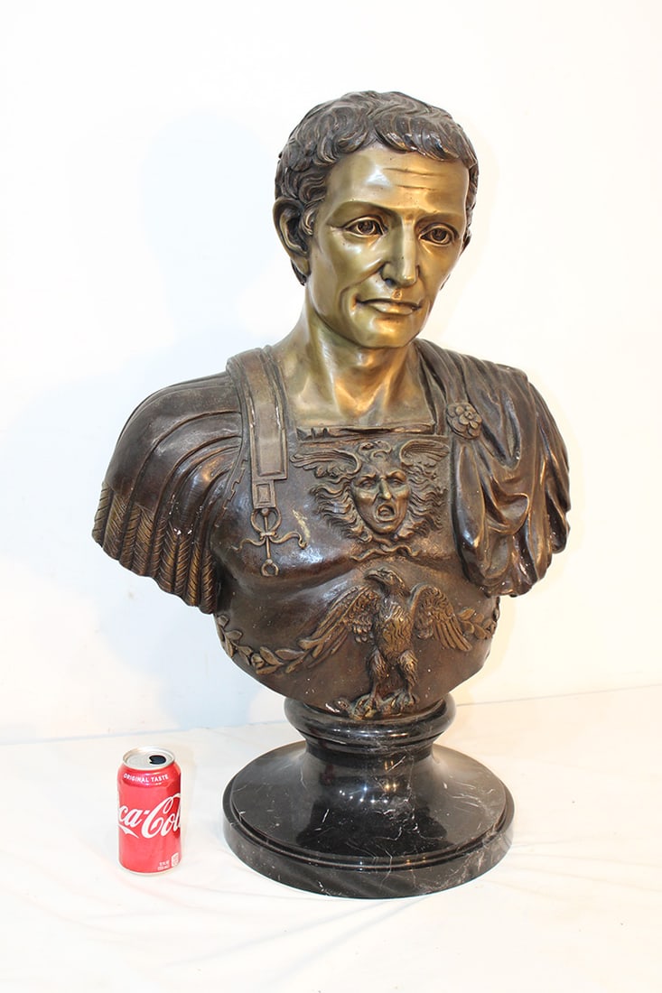 Large 31" Life Size Bronze of Julius Caesar (1 of 6)