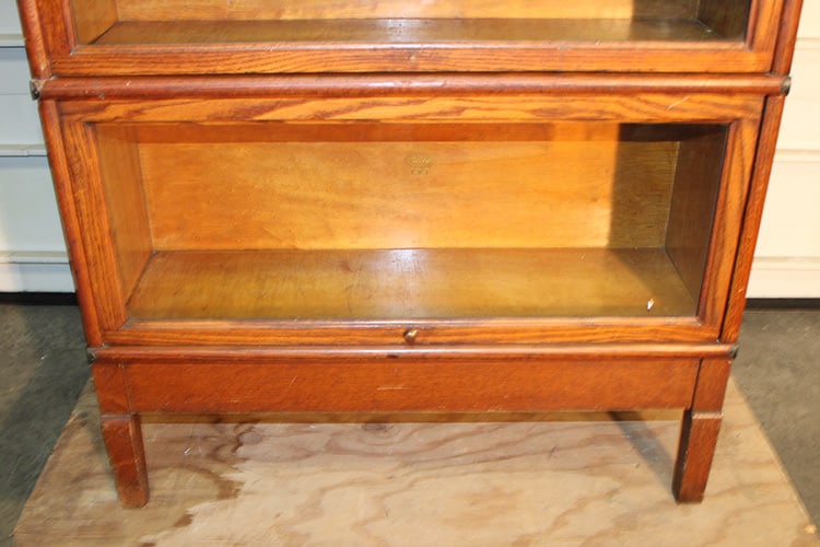 4 Section Oak Stacker with Oversized D-12 Sections - 5