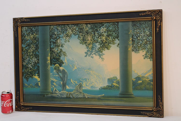 Extra Clean Large Maxfield Parish "Daybreak" (1 of 7)