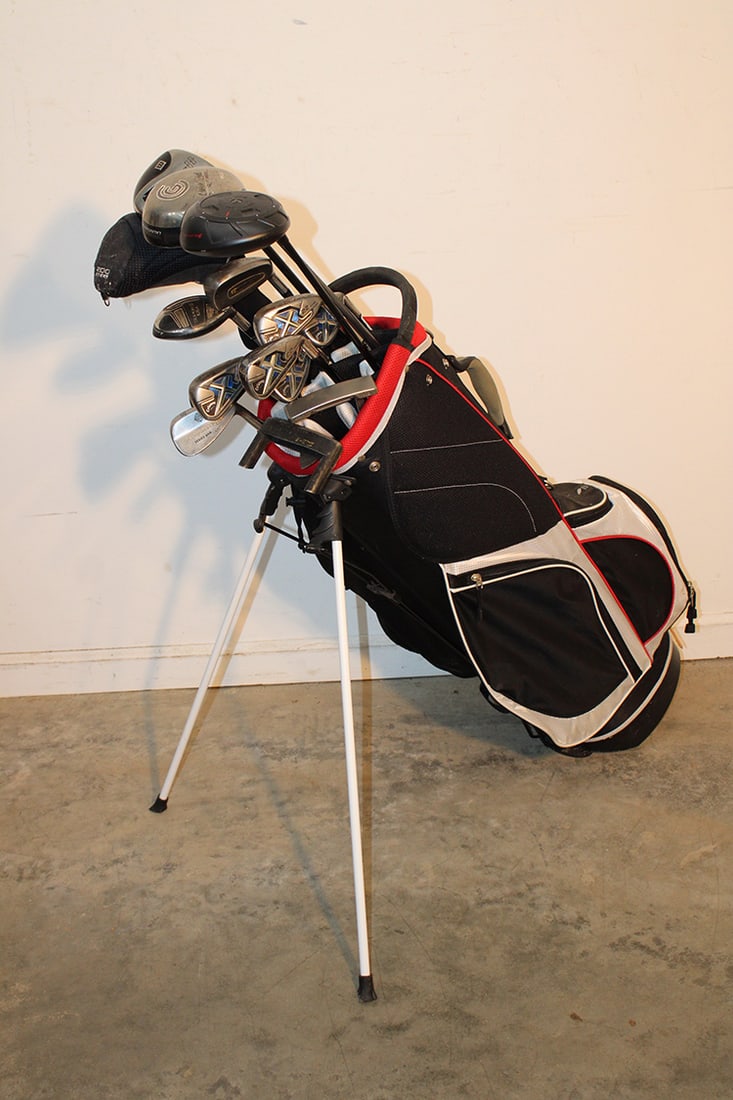 Nice Group of Estate Fresh Golf Clubs: Nice Group of Estate Fresh Golf Clubs. Clubs and bag from a Chatham estate. Needs cleaning.