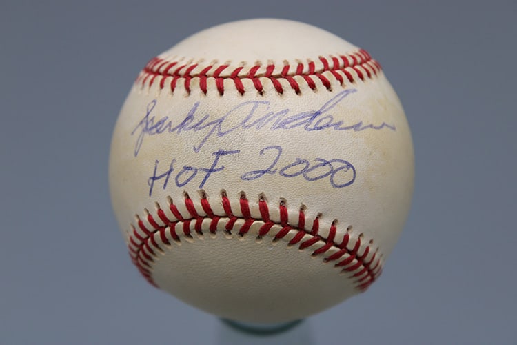 Sparkey Anderson "HOF 2000" Signed Baseball: Sparkey Anderson "HOF 2000" Signed Baseball.