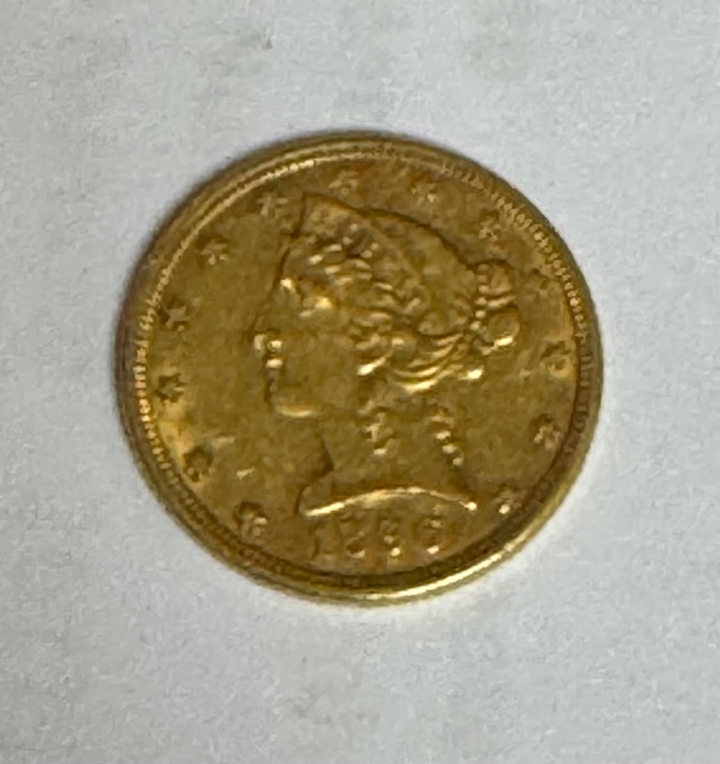 1896 five dollar gold coin (1 of 2)