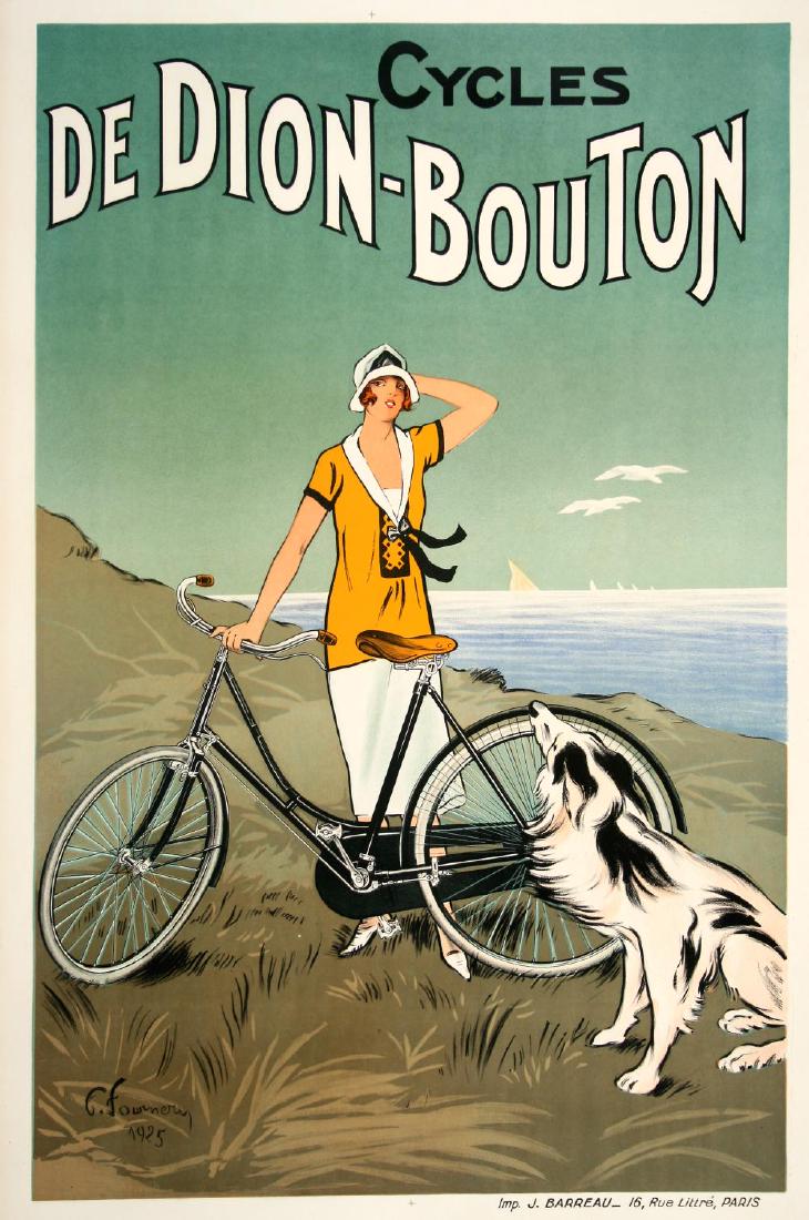 DE DION BOUTON BICYCLE BY FOURNERY ORIGINAL VINTAGE (1 of 1)