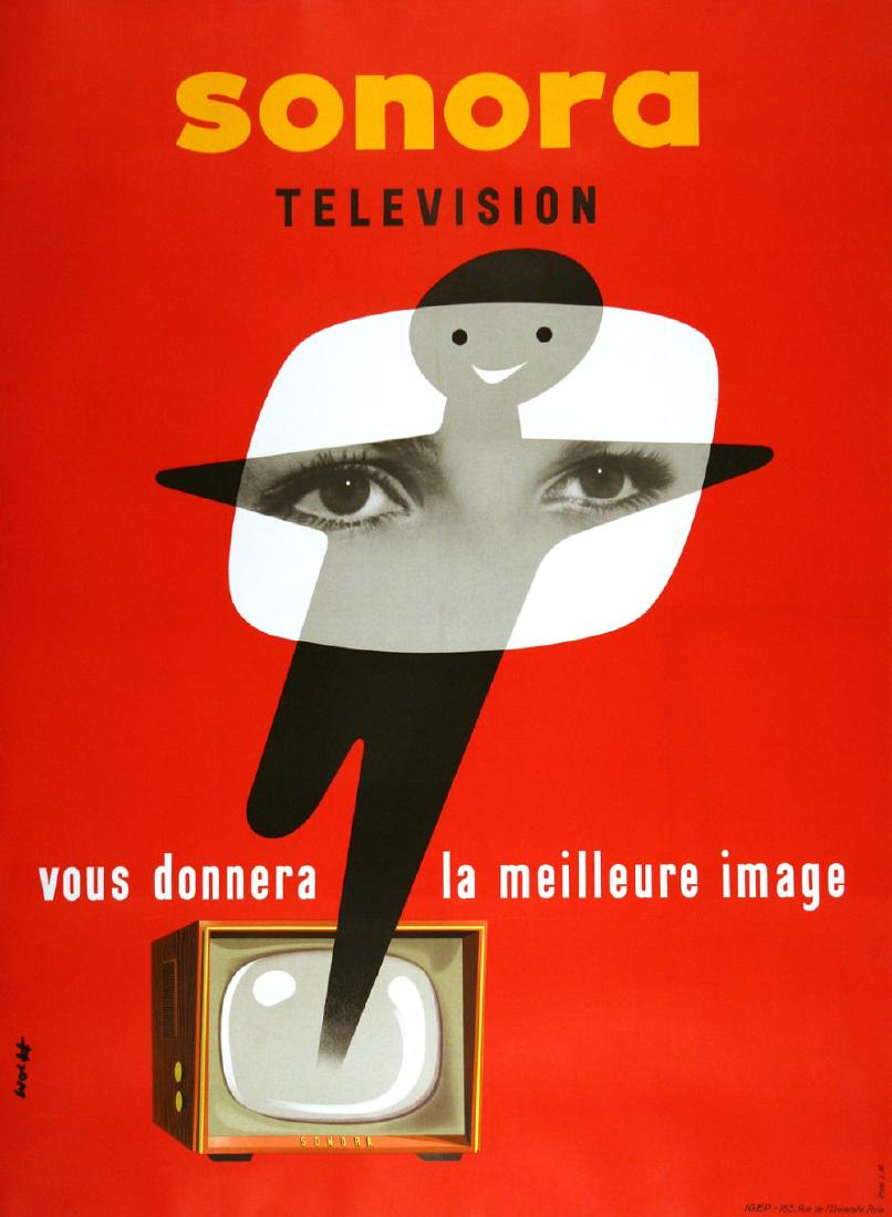 SONORA TELEVISION - EYES BY WOLH ORIGINAL VINTAGE (1 of 1)