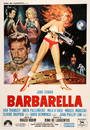 Barbarella Movie Vintage Poster with Jane Fonda Italian