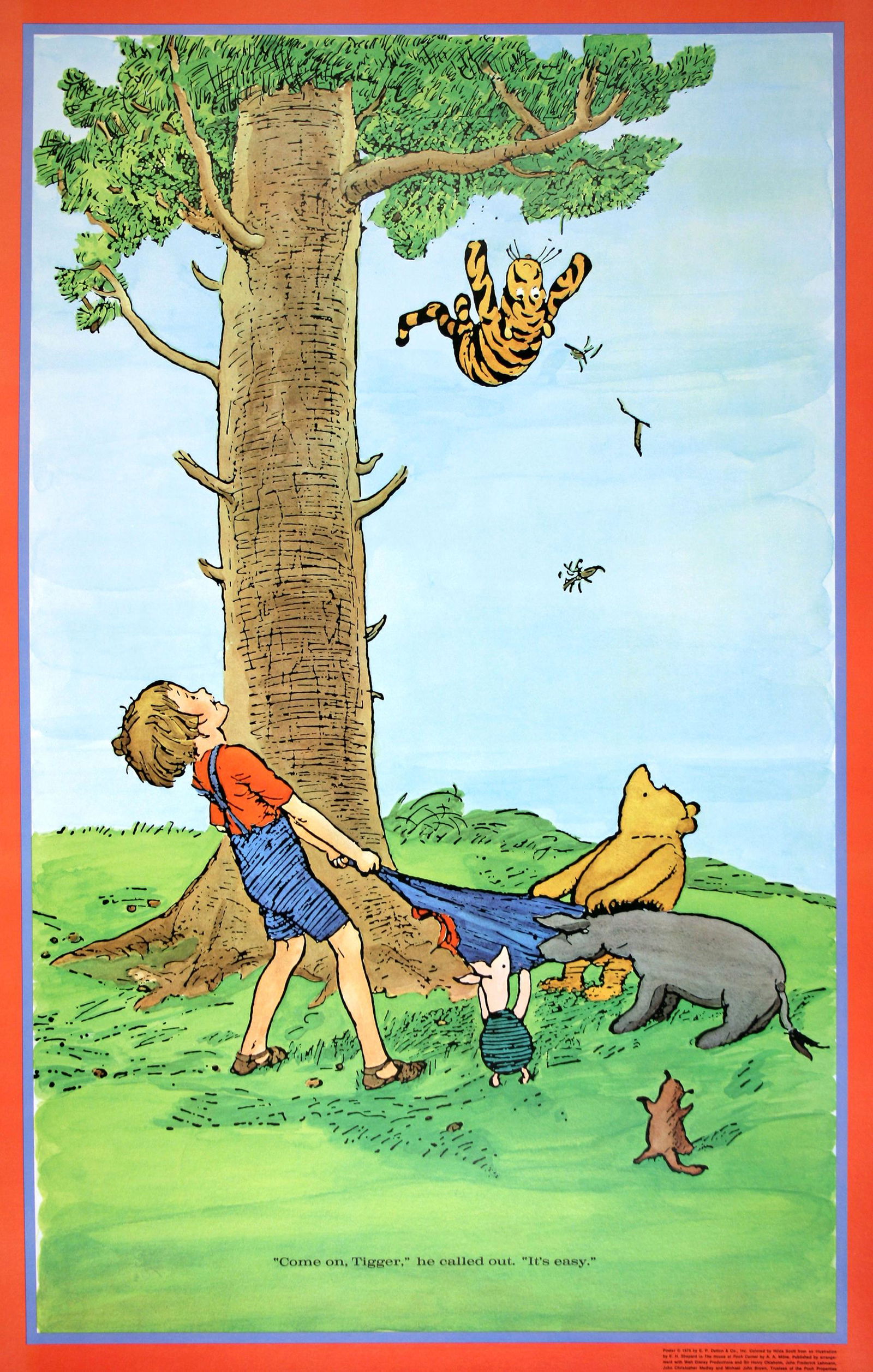 Original Poster 1975 for Come on Tigger by E. H. (1 of 1)