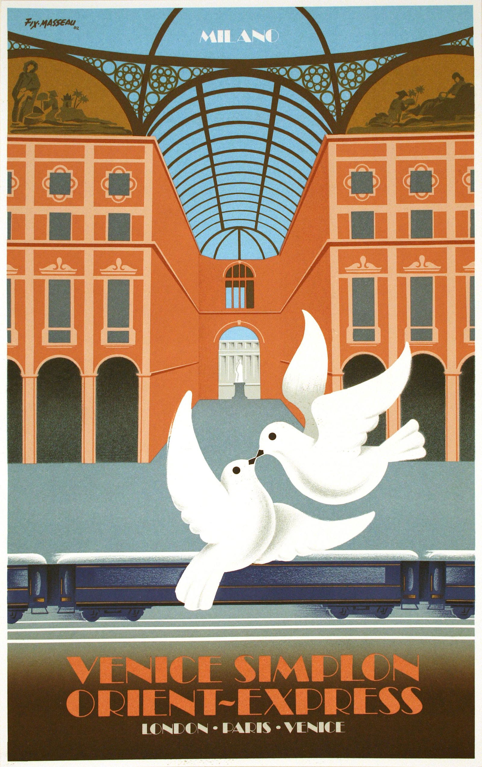 Original Vintage Poster for Venice Simplon Orient (1 of 1)