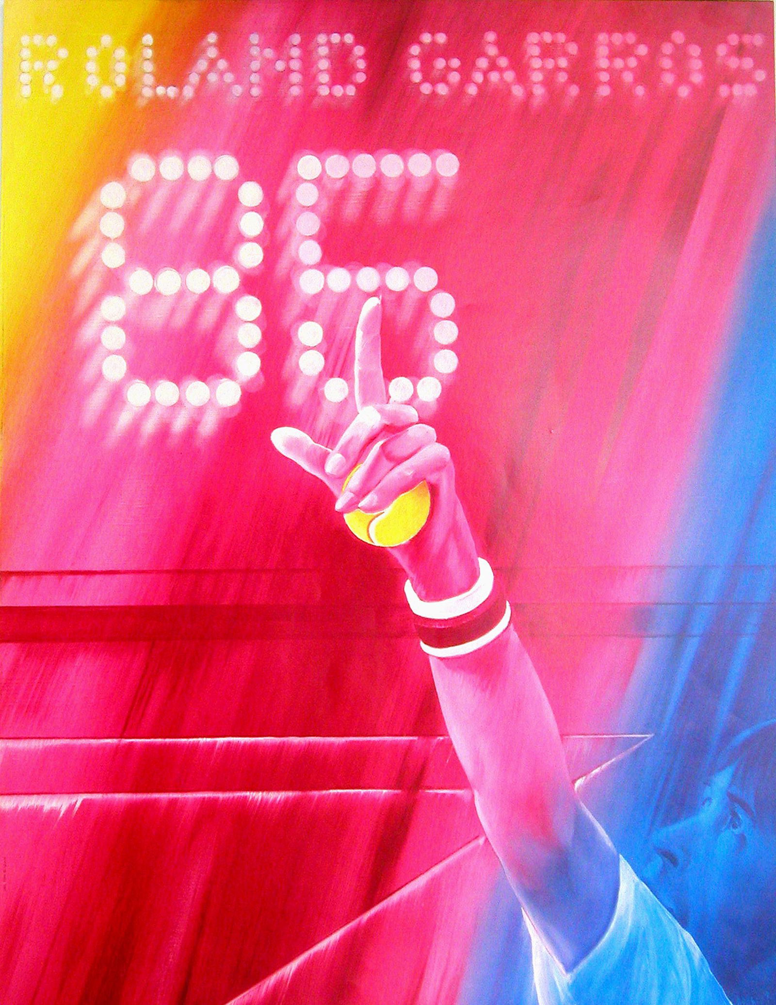 Original Vintage Poster by Monory 1985 for the French (1 of 1)