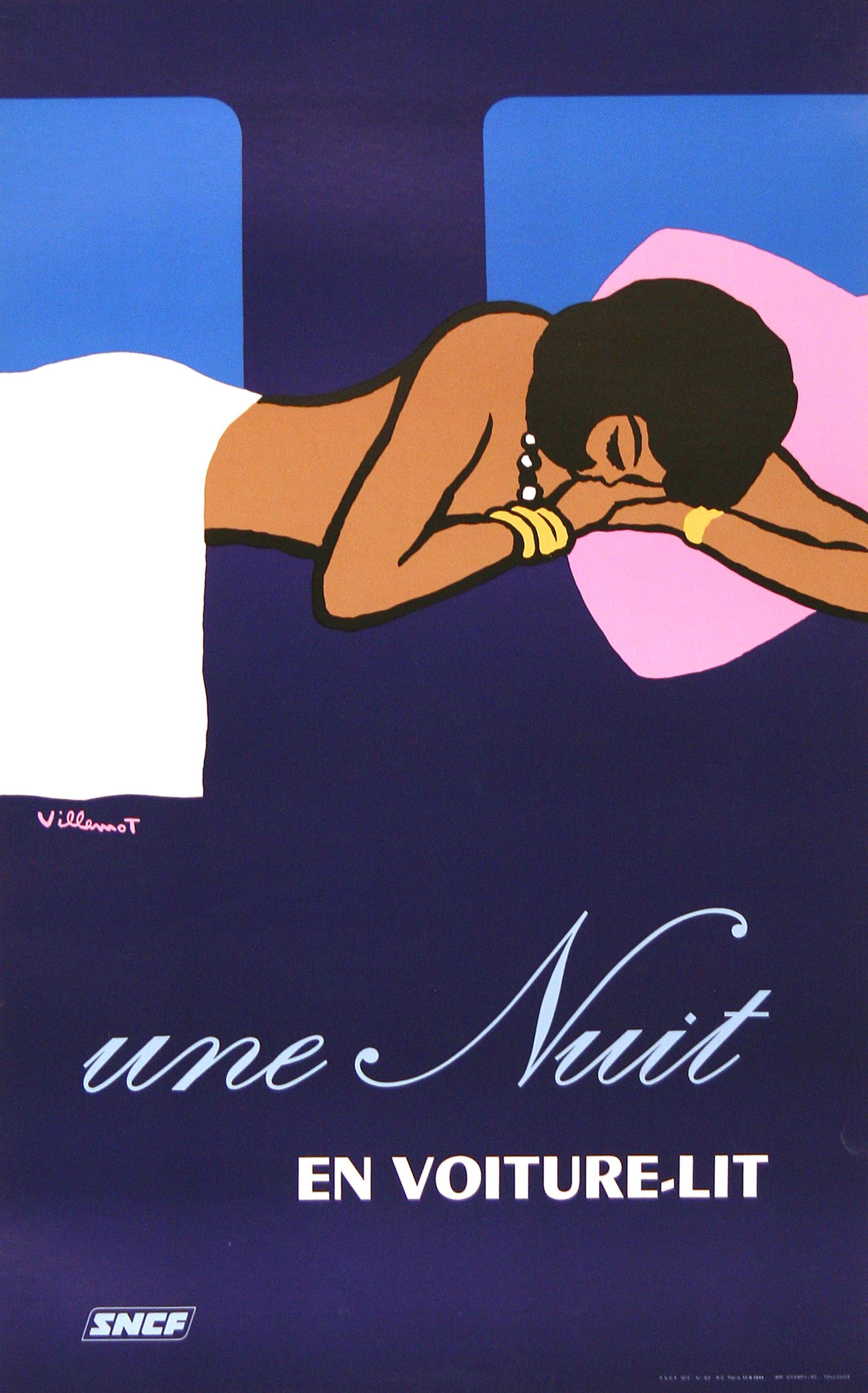 Original Vintage Bernard Villemot Poster 1973 - Une (1 of 1)