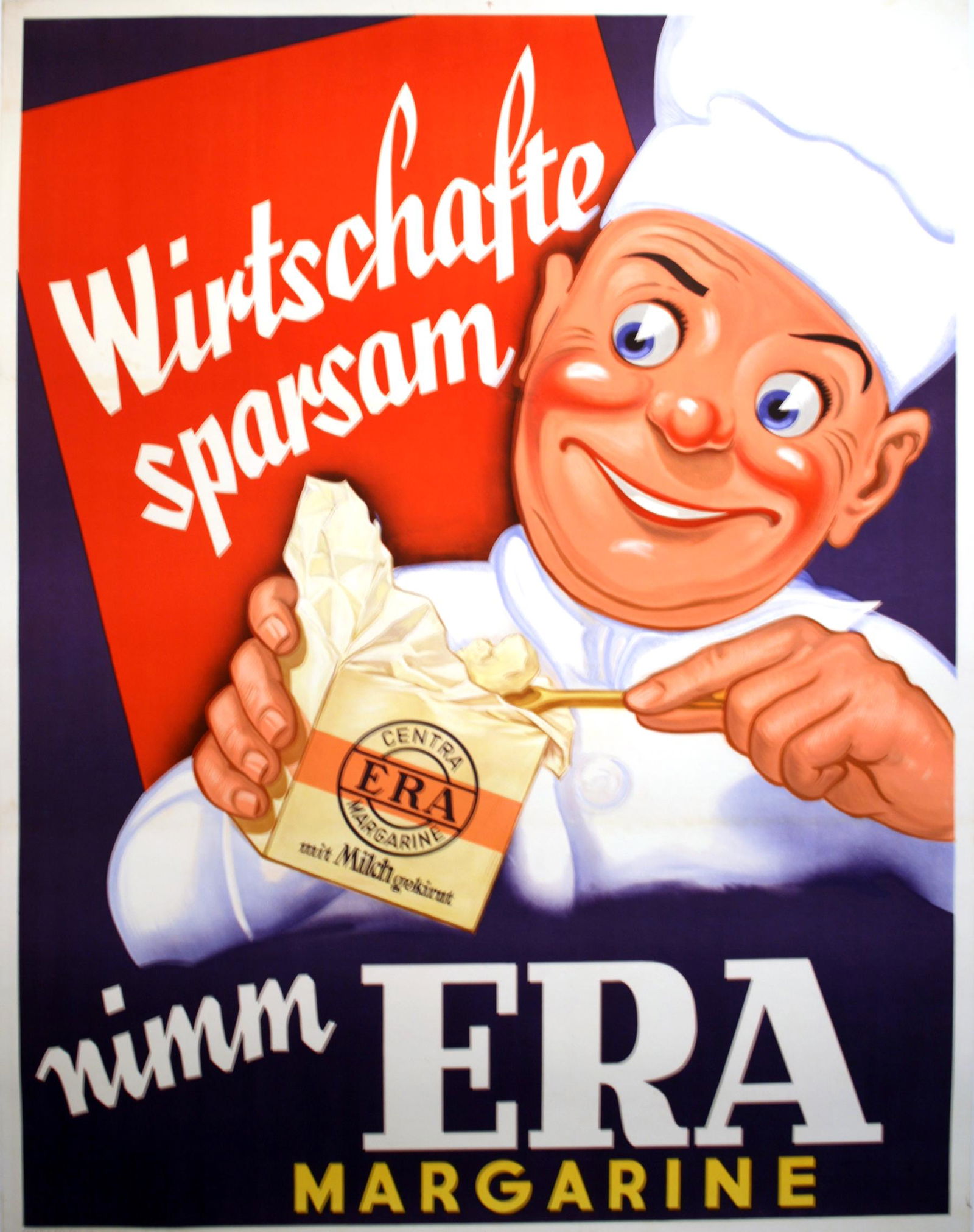 Era Margarine - Original Cooking Poster Circa 1935 (1 of 1)