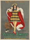 Original Cappiello Veuve Amiot King Poster 1922