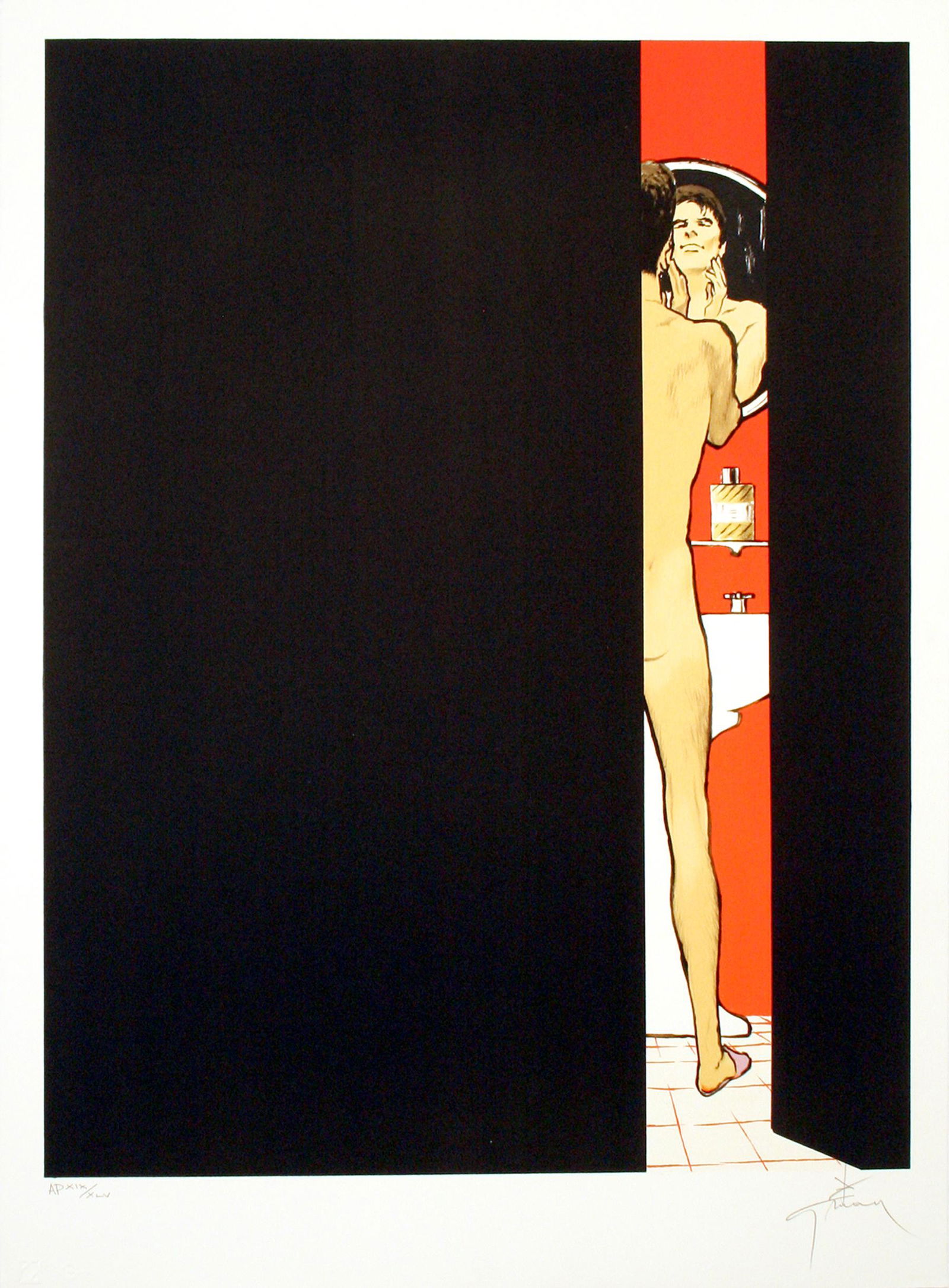 Rene Gruau Hand Signed and Numbered Print 1990 Jacques (1 of 1)