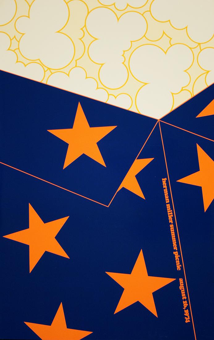 Original Herman Miller Poster 1974 by Steve Frykholm - Popcorn (1 of 1)