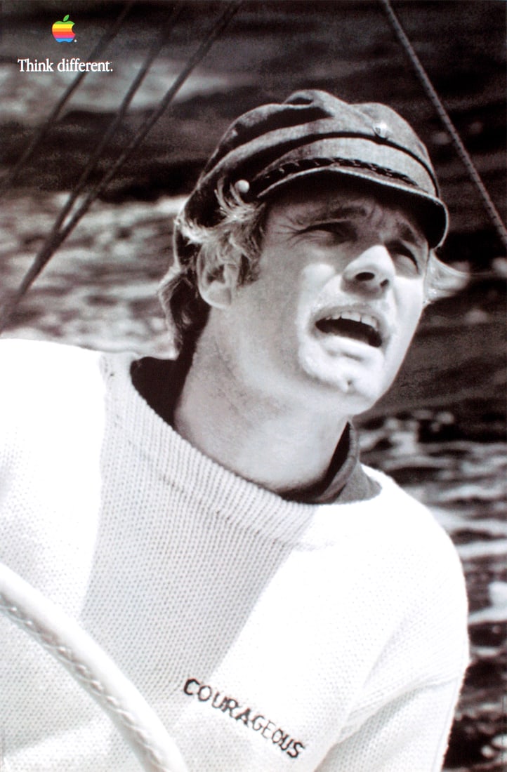 Think Different Poster Apple Computer Original 1998 - Ted Turner (1 of 1)