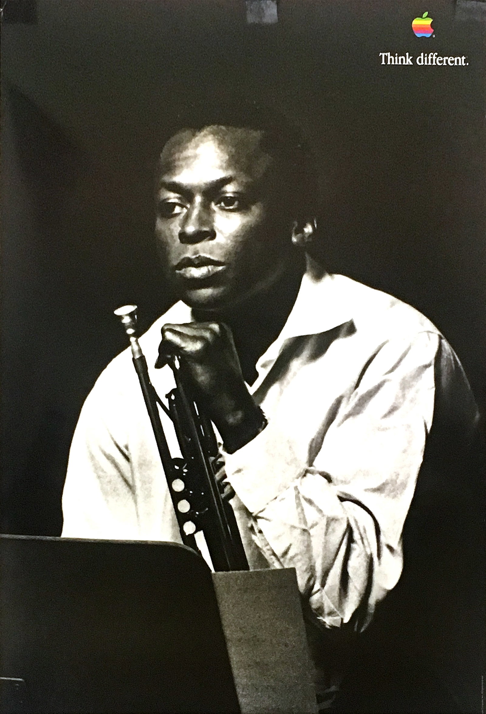 Original Vintage Apple Think Different Poster Miles Davis 1998 (1 of 1)