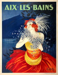 Original Vintage Aix-Les-Bains Poster by Leonetto Cappiello 1921 - Extremely Rare