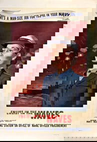 Original Vintage WWII Enlist in the Waves Poster by John Falter 1943