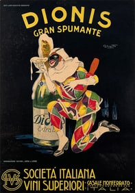 Original Vintage Italian Poster for Sparkling Wine - Dionis by Codognato
