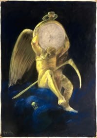 Original Gouache Maquette by Cappiello for Longines C1911 - Rare