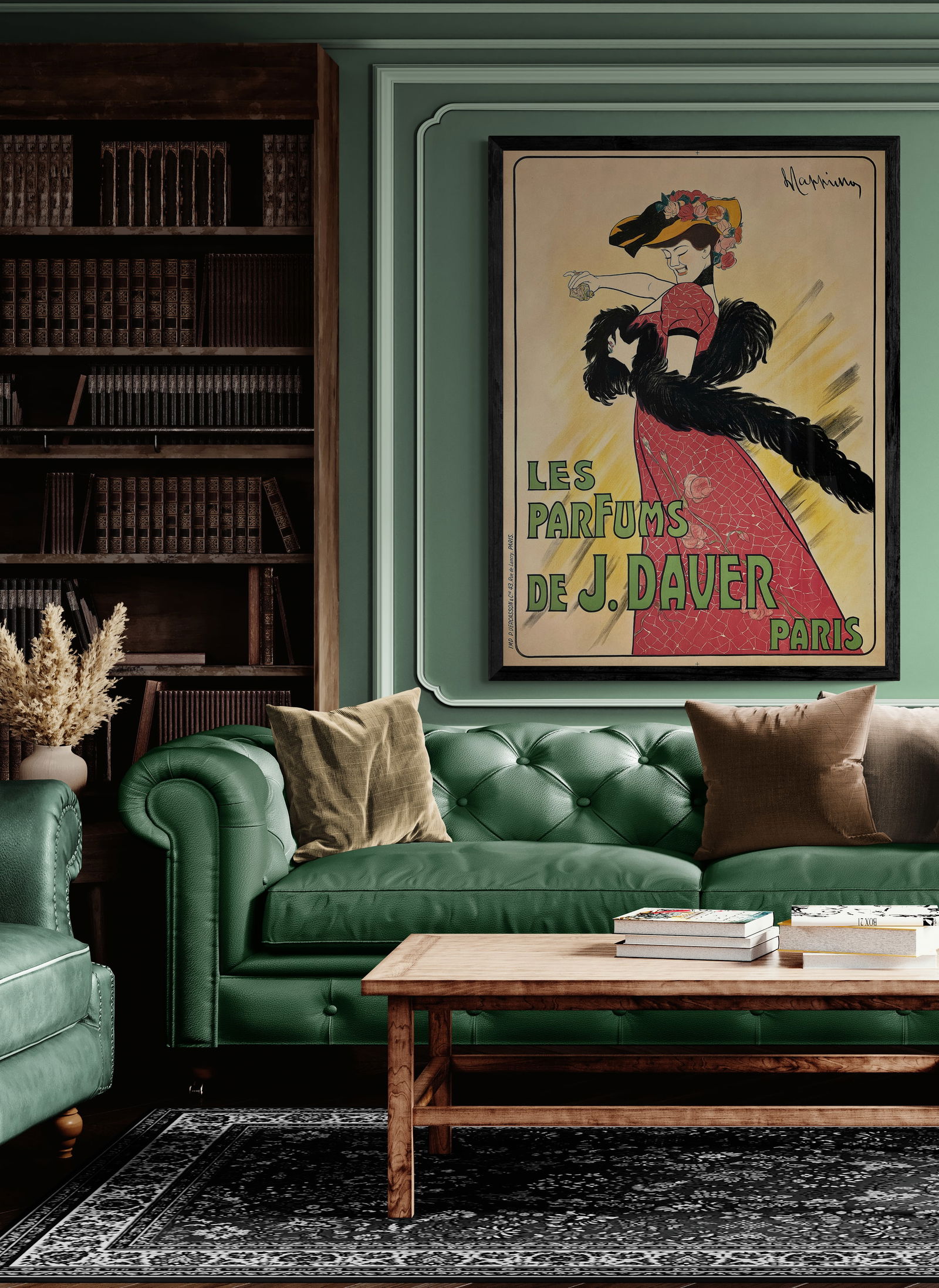 Original Vintage Poster by Leonetto Cappiello - Les Parfums de J. Daver Paris 1903 - 4