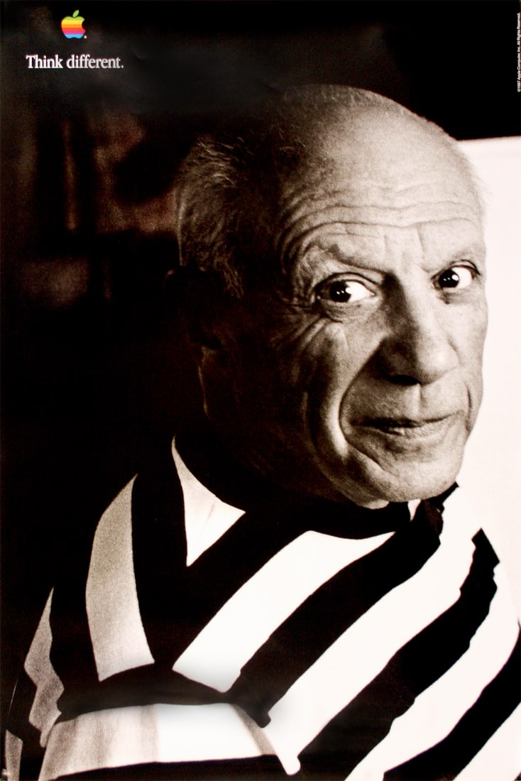 Think Different Poster Apple Computer Original 1998 - Pablo Picasso (1 of 1)
