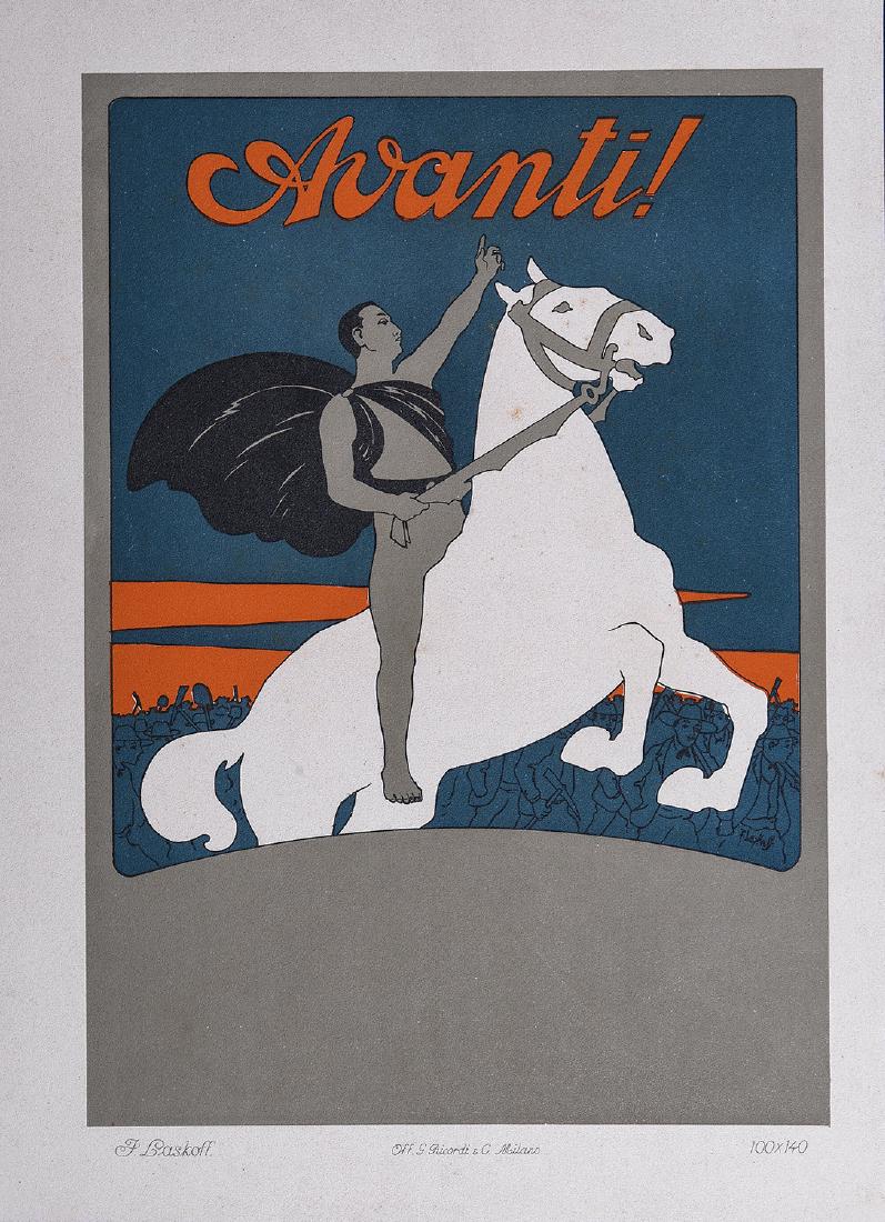Laskoff Avanti 1914 Ricordi portfolio poster (1 of 1)