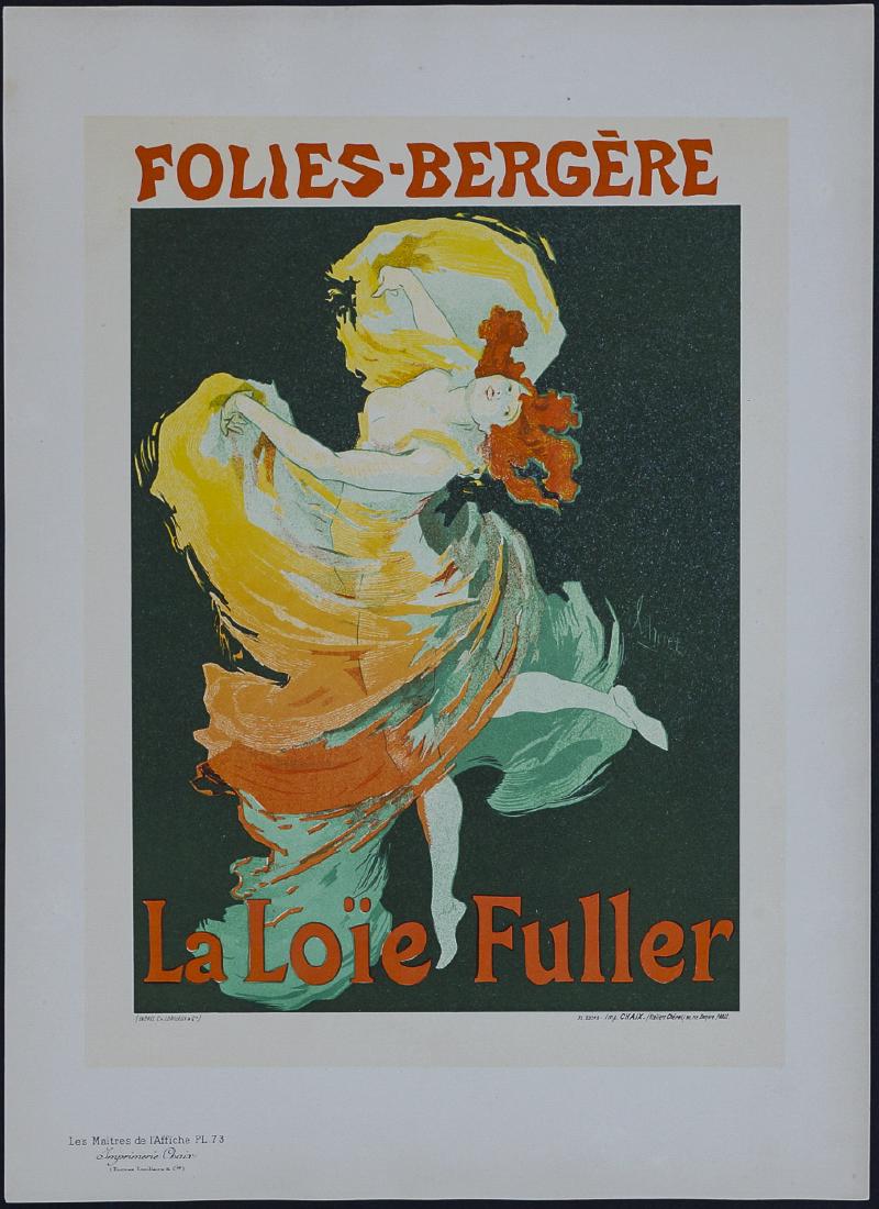 Cheret La Loie Fuller 1898 Maitres Affiche lithograph (1 of 1)