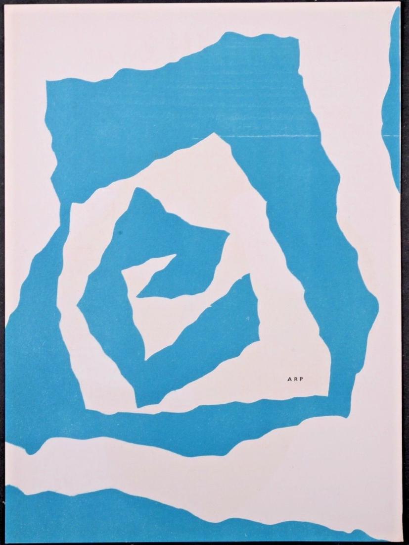 Hans Arp original woodblock print in colors 1950 (1 of 1)