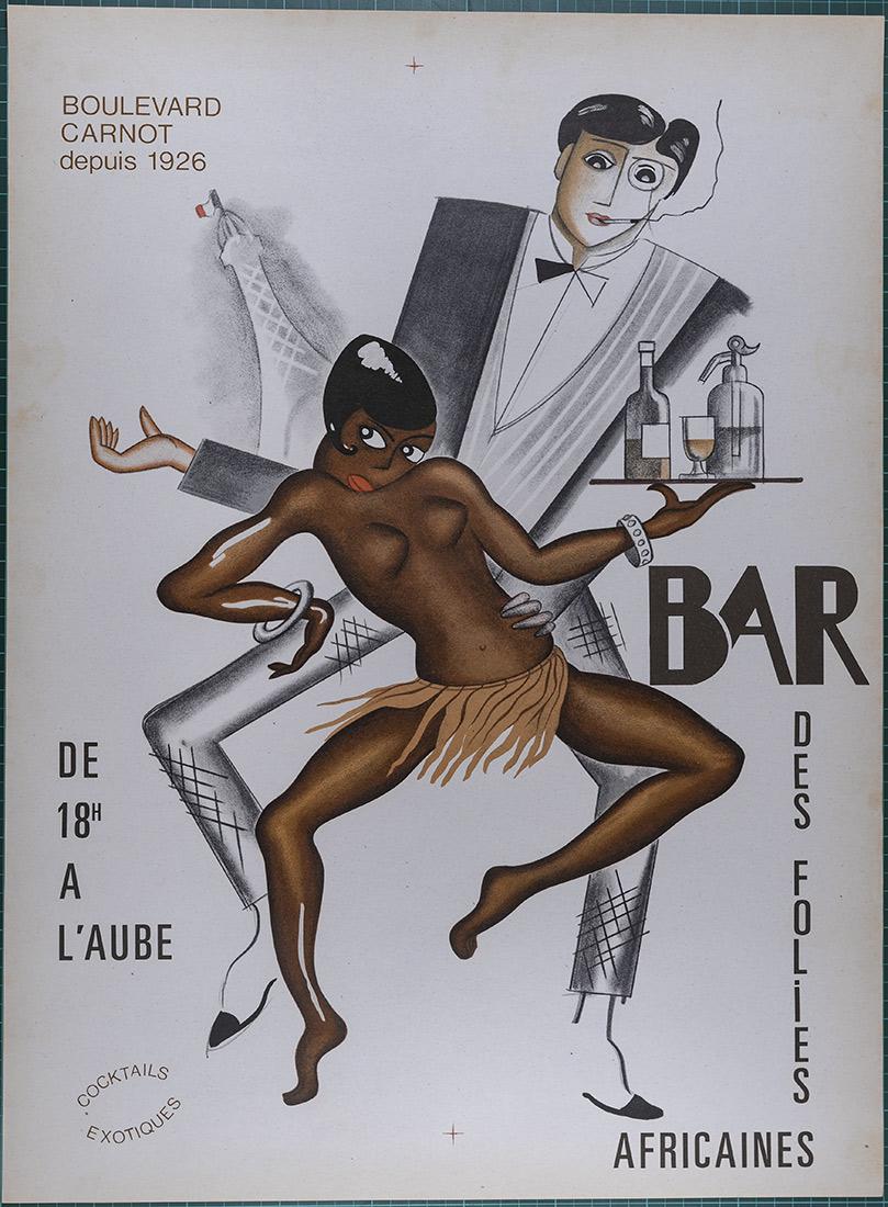Bar des Folies Africaines C. 1950  lithograph poster (1 of 4)