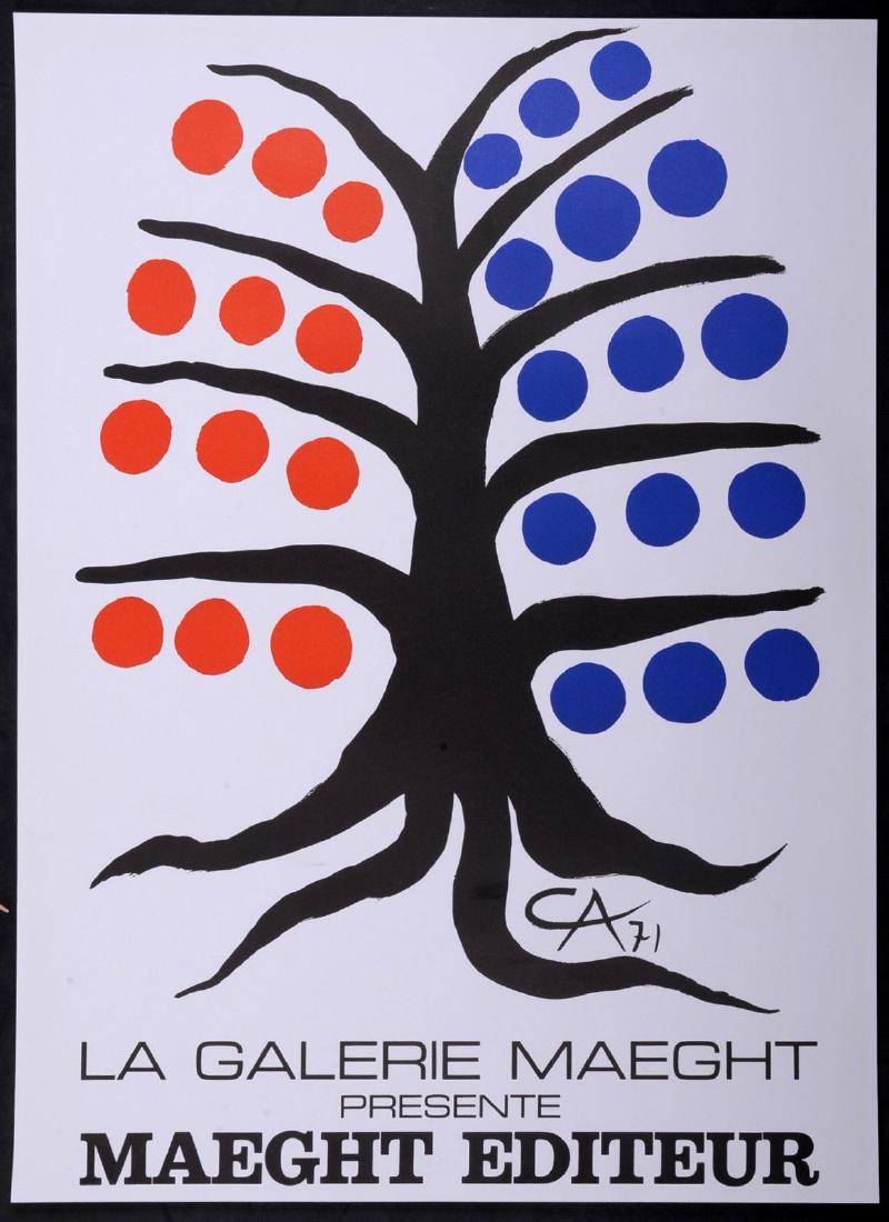 Alexander Calder Galerie Maeght 1971 lithograph (1 of 3)