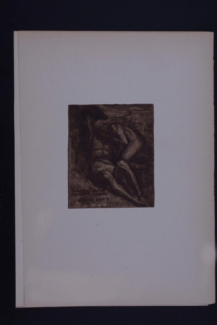 Richard Ranf Original etching aquaforte Symbolism 1898 Apr 28, 2019