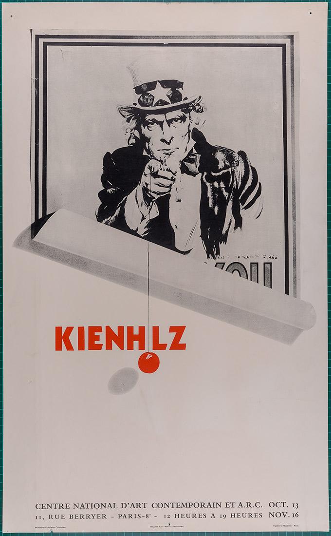 Edward Kienholz CNAC exhibition litho poster Paris 1970 (1 of 3)