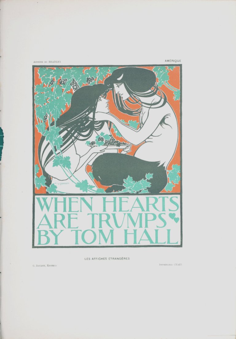 Bradley When hearts are trumps, 1897 Small poster (1 of 2)