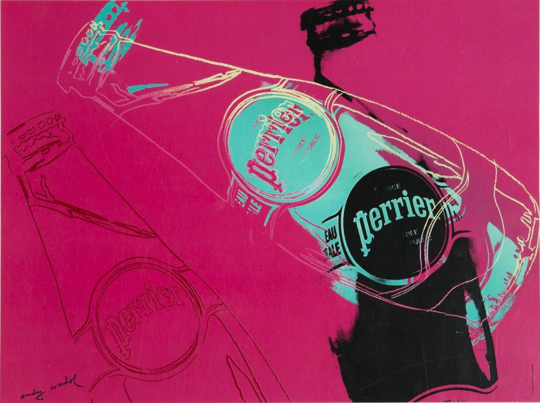 Andy Warhol - Perrier Pink, 1983 (1 of 1)