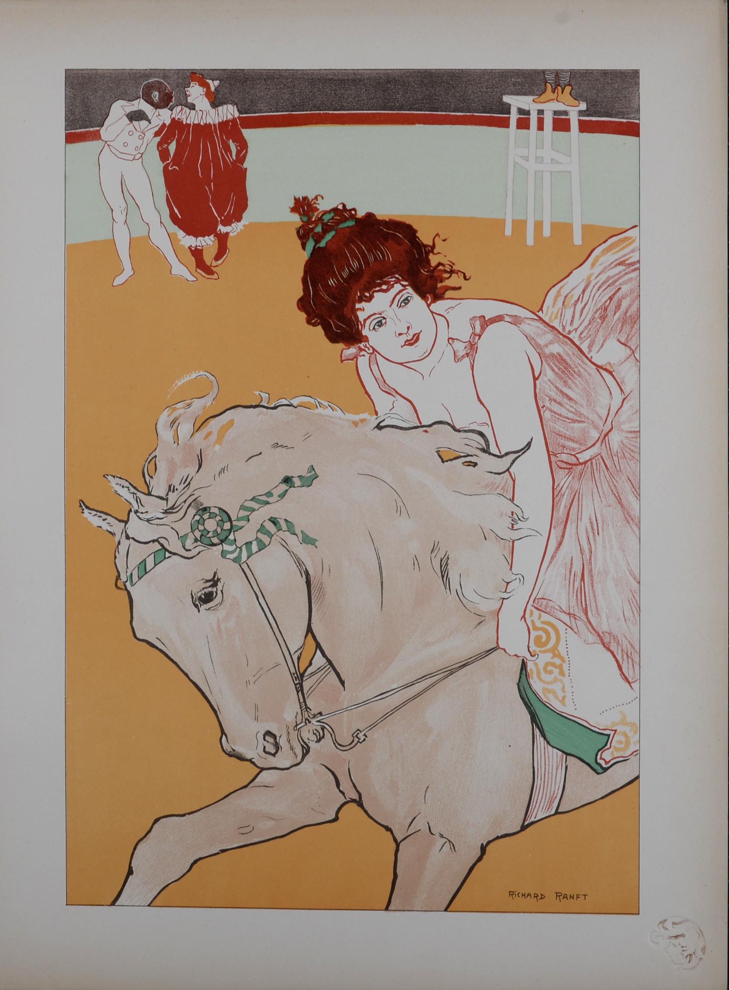 Richard Ranft - Estampe Moderne: Ecuyere, 1897 (1 of 2)