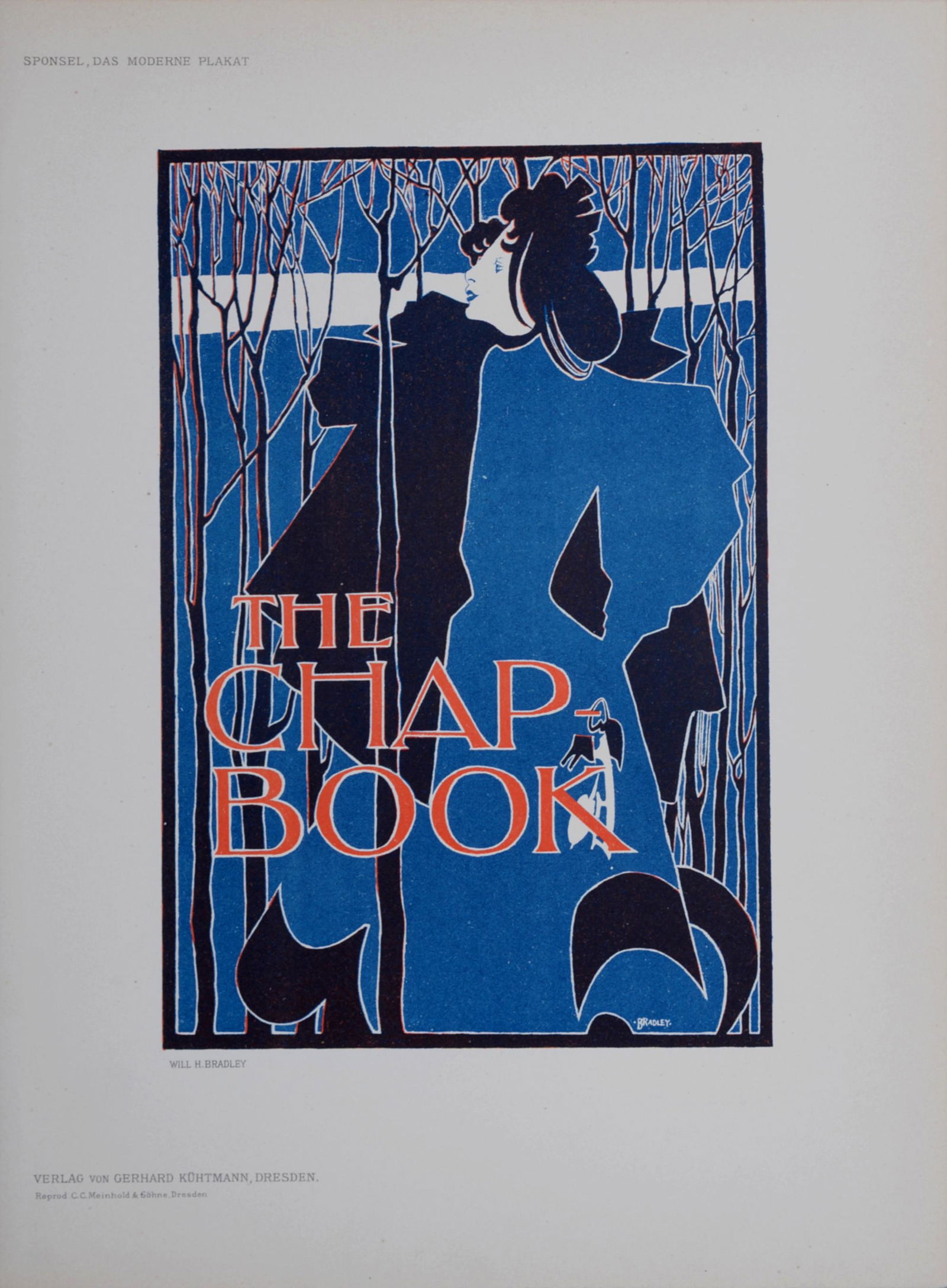 Bradley - The Chap-Book, 1897 - Small poster (1 of 5)