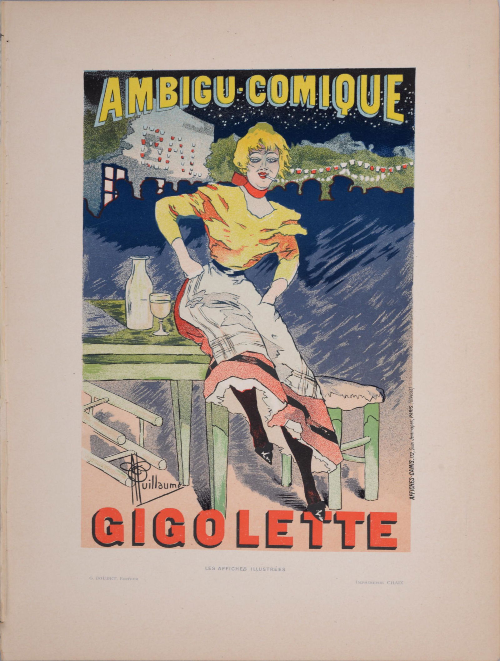 Guillaume - Gigolette, 1896 - Small poster (1 of 5)