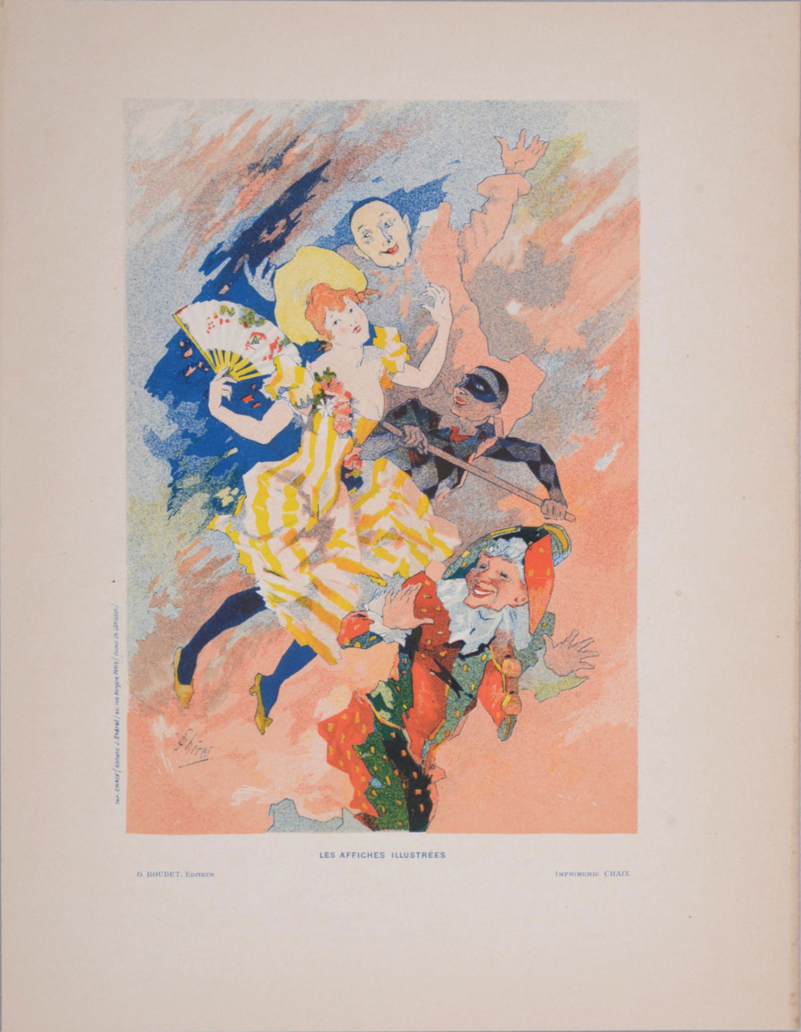 Jules Cheret - Pantomime, 1896 - Small poster (1 of 5)