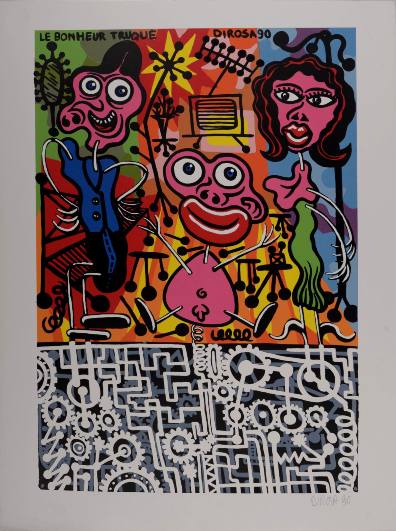 Herve Di Rosa - Le bonheur truque, 1990 (1 of 6)