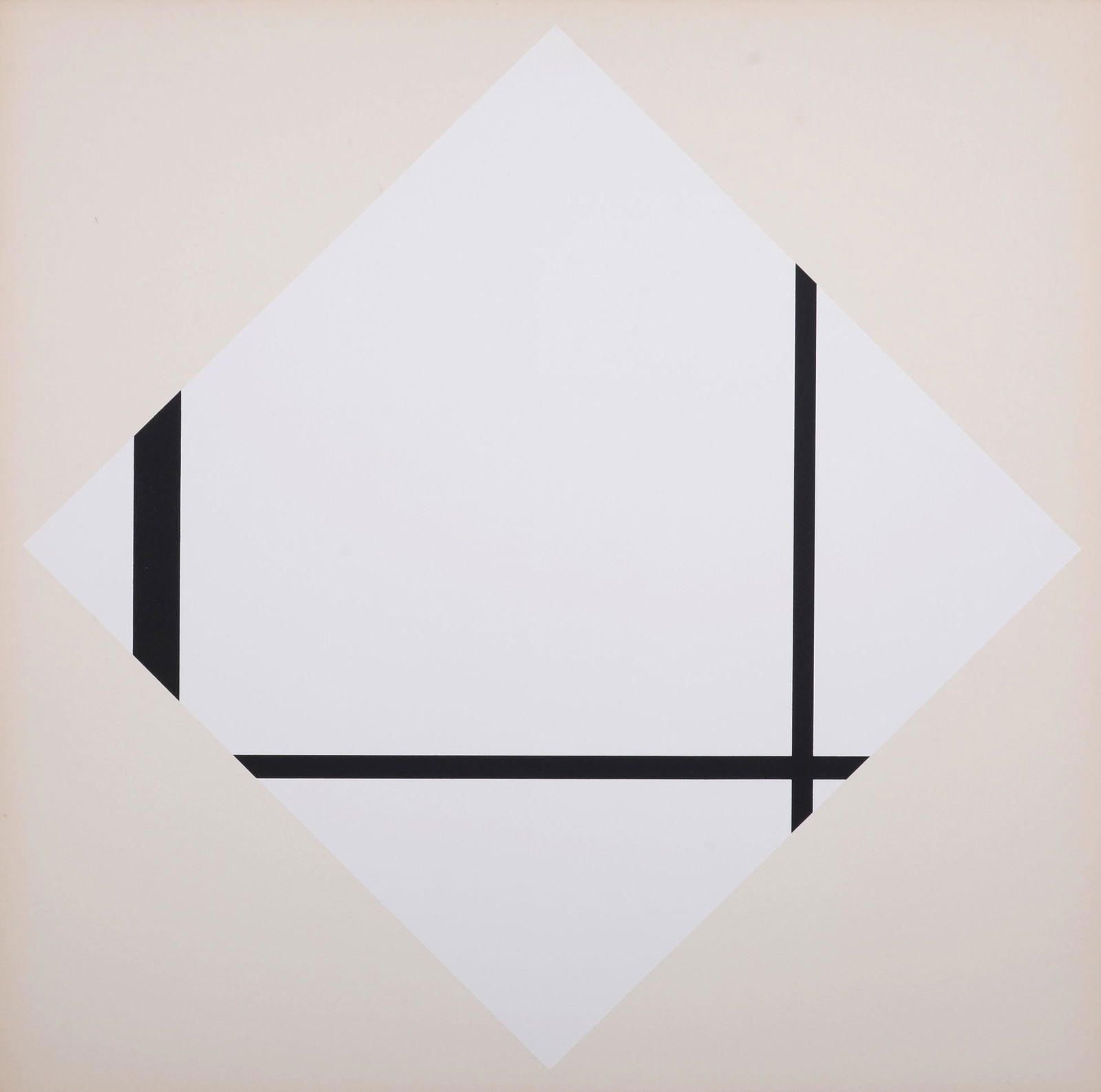 Piet Mondrian (After) - Fox Trot A,1967: Piet Mondrian (After) Screen-print in colors on wove paper Limited edition of 150 Dimensions: Size of the sheet 65,3 x 50,5 cm / 24,5 x 20 in. Published and printed by New Haven: Ives-Sillman Inc., 19