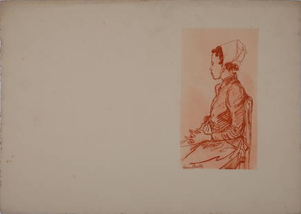 Henri Boutet - Cancalaise, c. 1906: Etching (Aquatint) on wove paper. Signed on the plate lower left margin. Dimensions: + Size of the sheet: 34 x 50 cm / 13,3 x 19,6 in. + Size of the image: 23 x 13 cm / 9 x 5,1 in. Shipping & Packing: