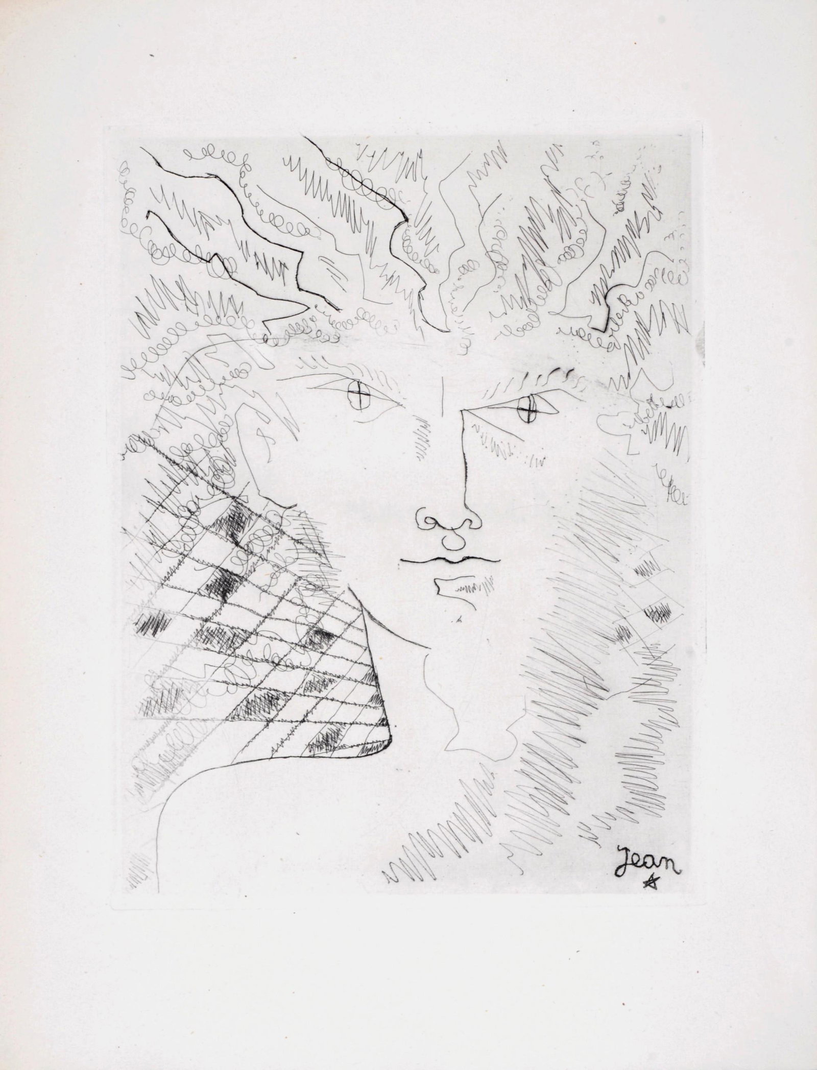 Jean Cocteau - Portrait surrealiste, 1946 (1 of 5)