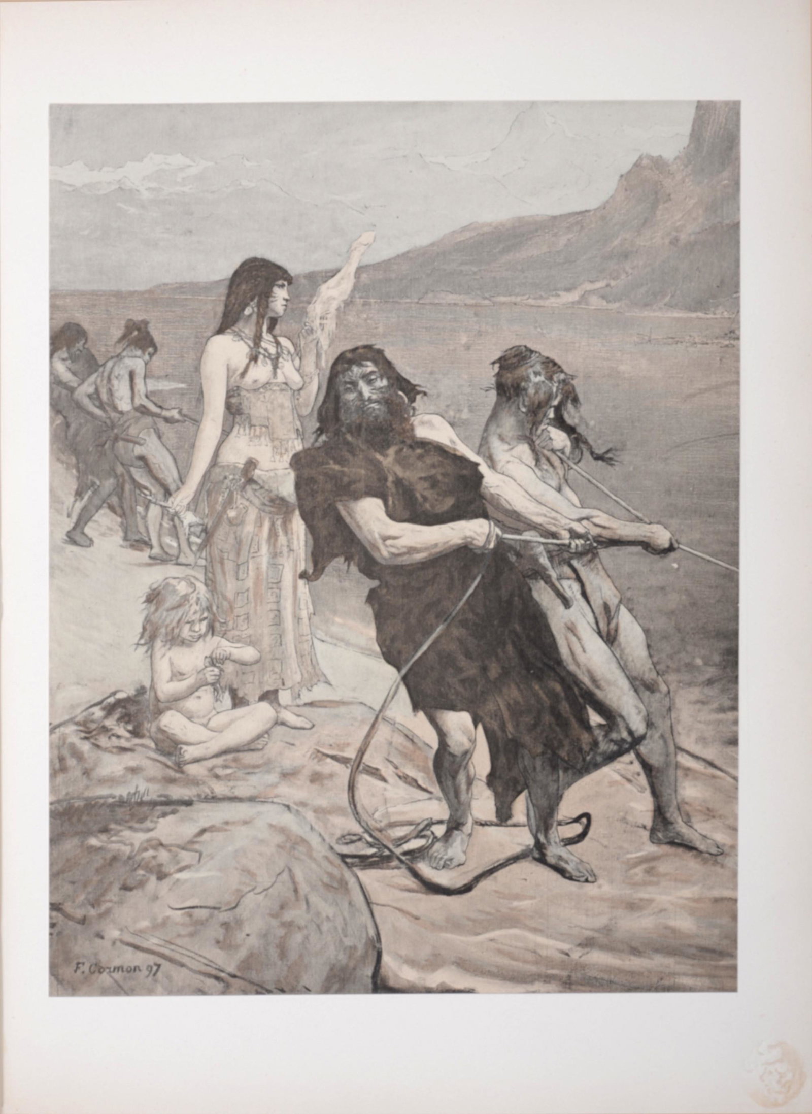 Cormon - Estampe Moderne: Cite Lacustre, 1897 (1 of 2)