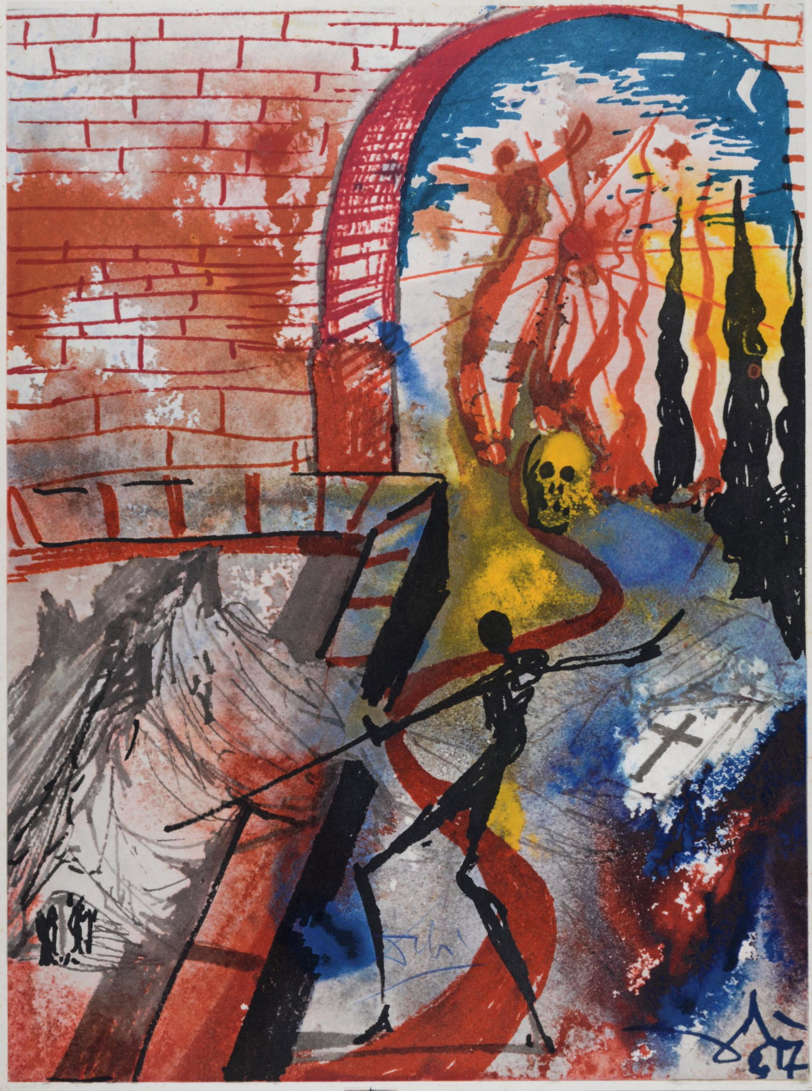 Dali - Romeo and Juliet #1, 1975 (1 of 6)