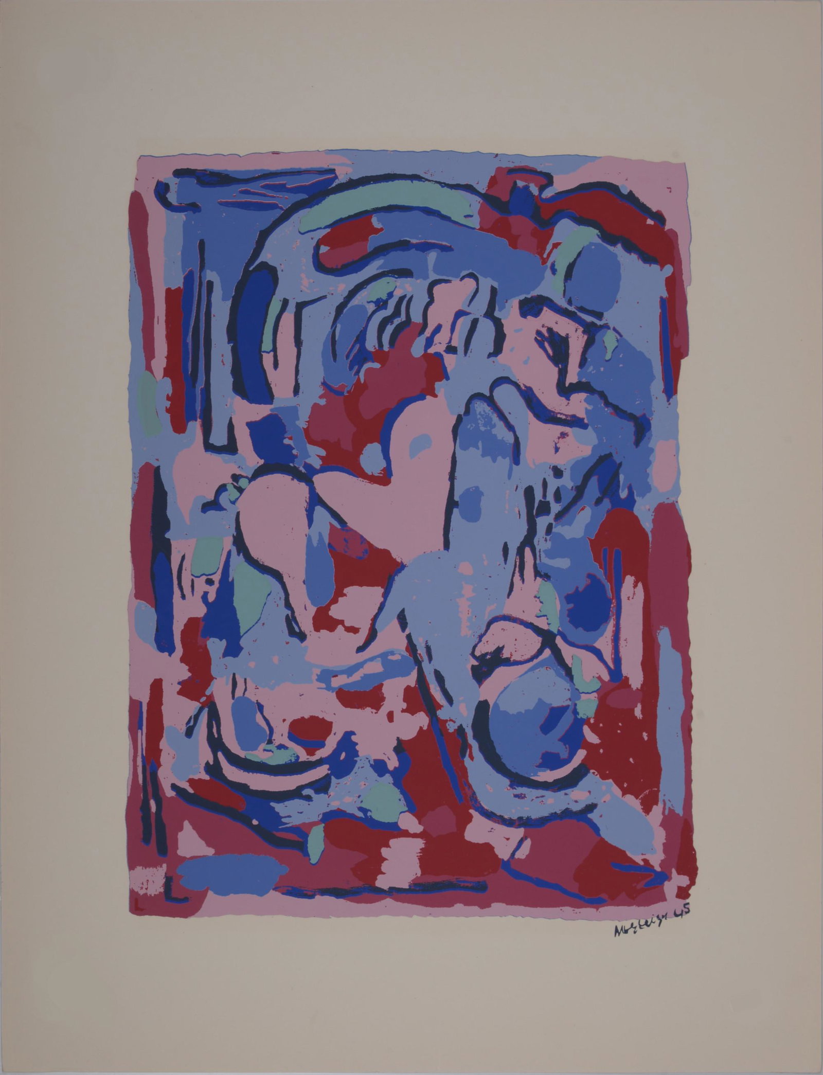 Albert Gleizes - Futuristic Composition, 1953 (1 of 5)