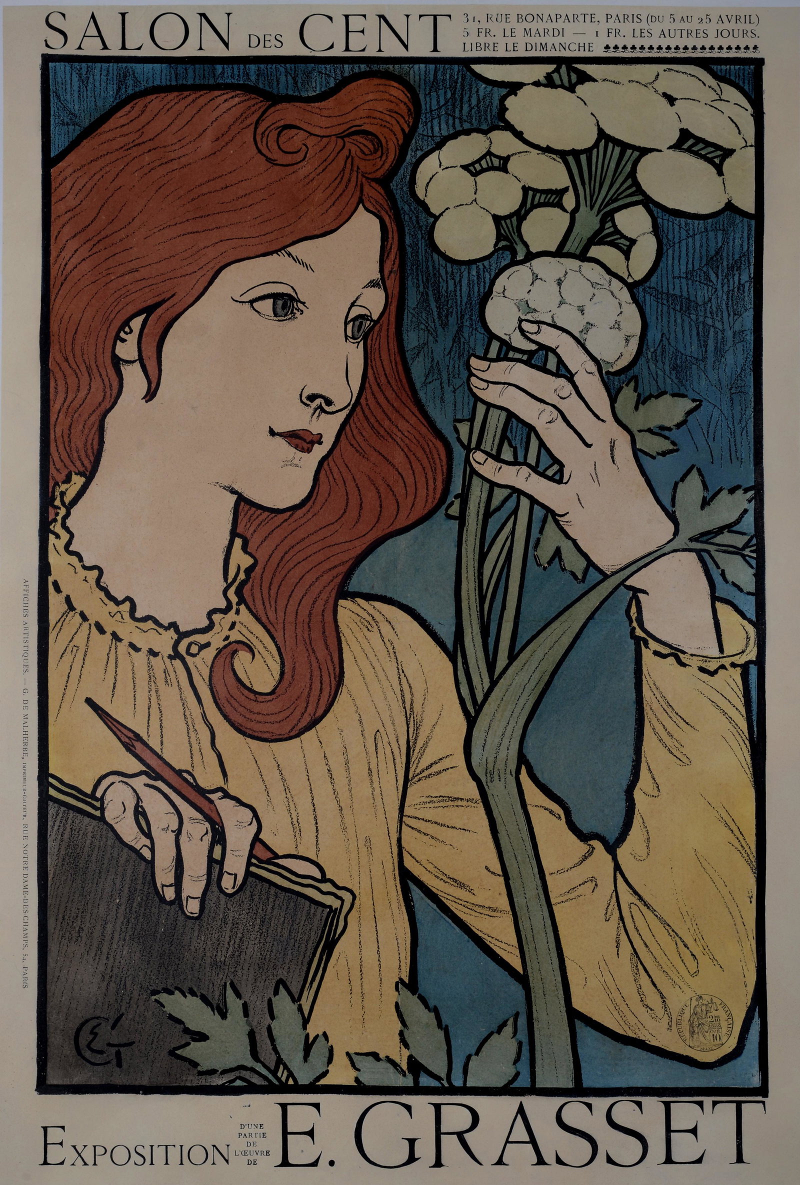 Eugene Grasset - Salon des Cent, 1894 RARE (1 of 5)