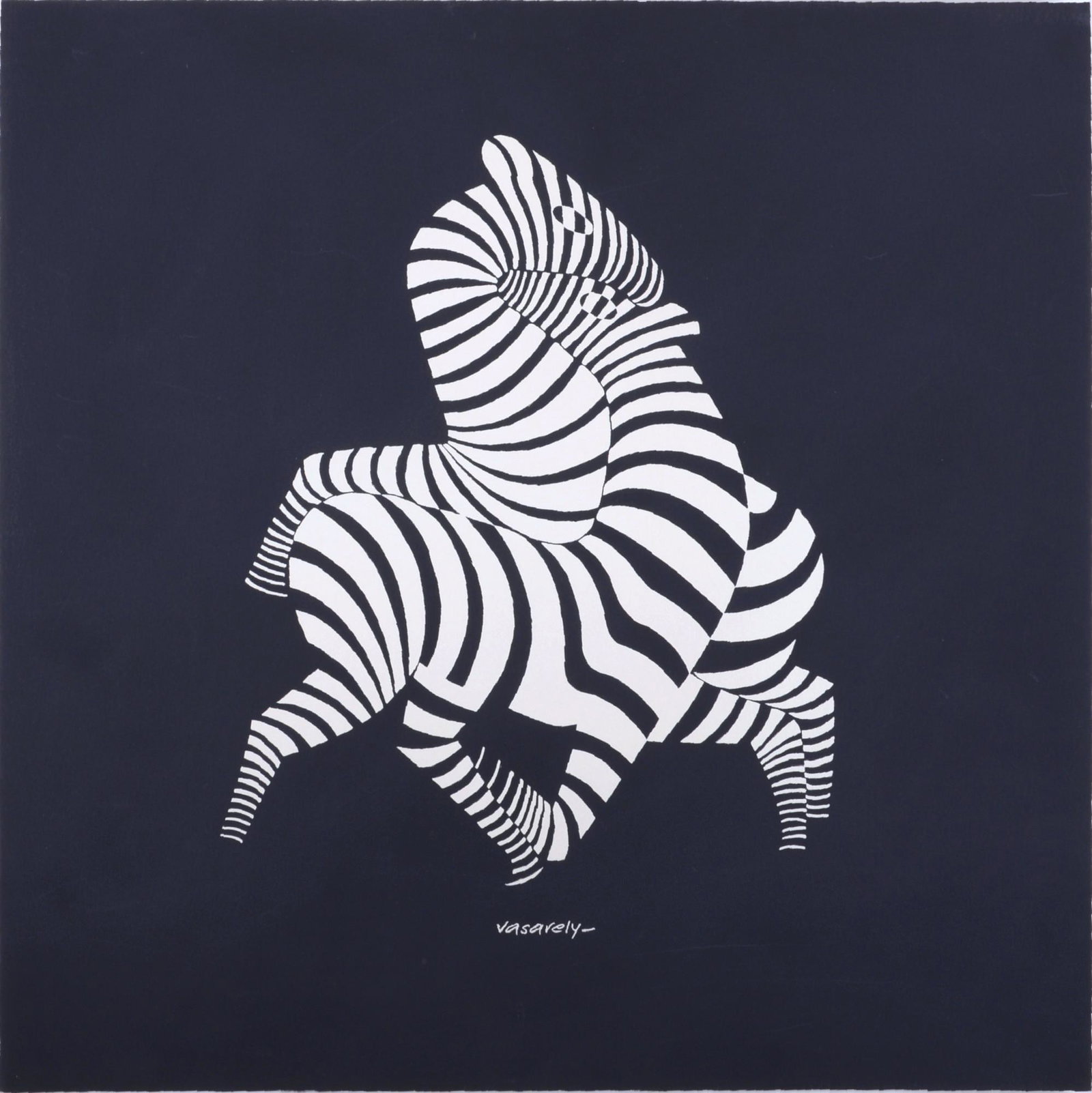 Vasarely - Zebres, c. 1960 - Opt Art classic! (1 of 5)