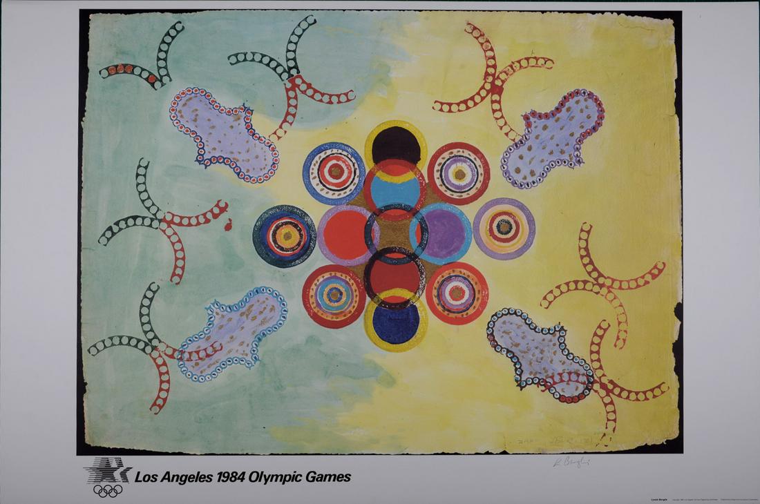 Benglis - Los Angeles Olympic, 1984 Hand-signed (1 of 2)