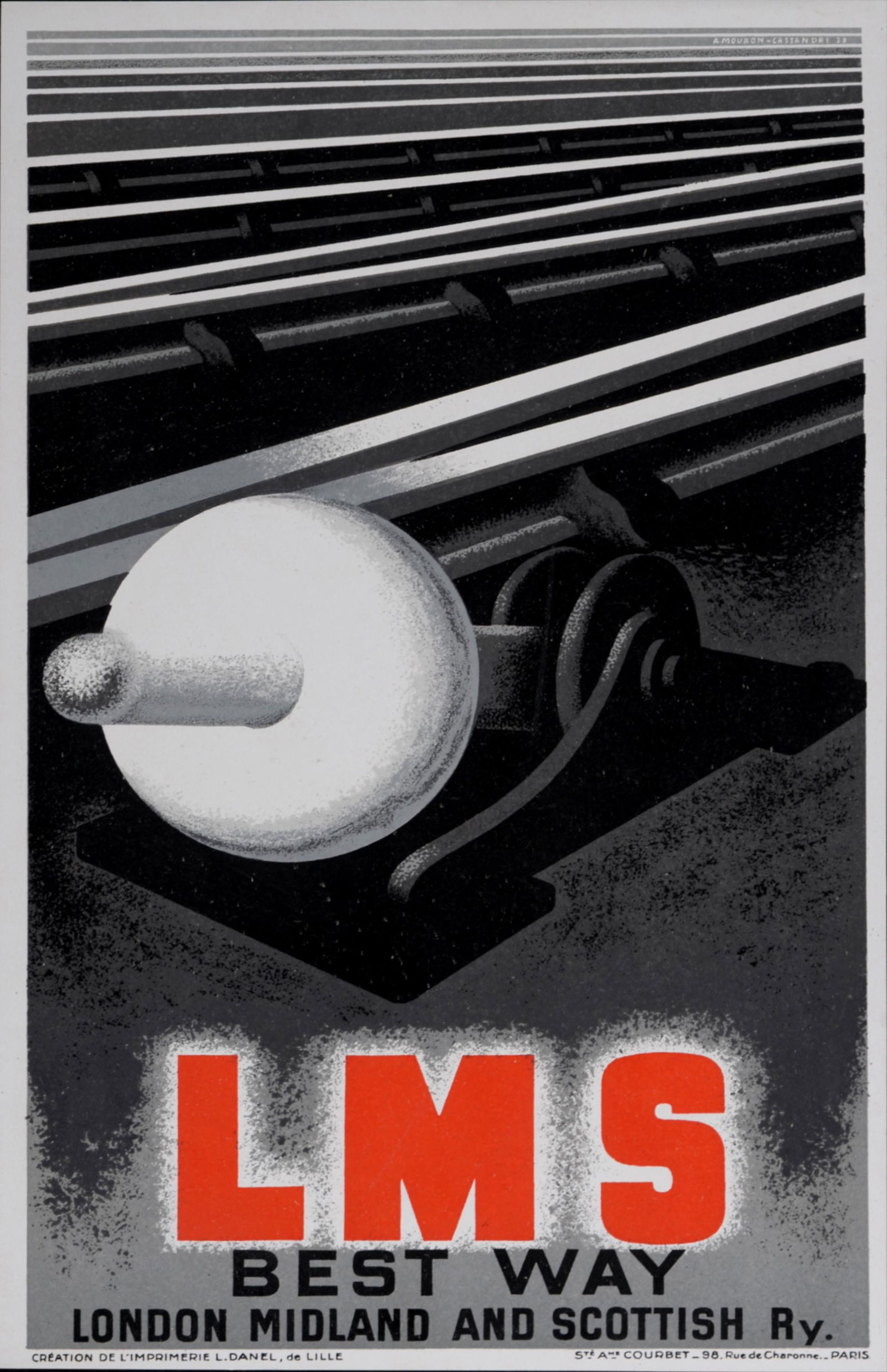 A. M. Cassandre - LMS Best Way, 1928 (1 of 5)