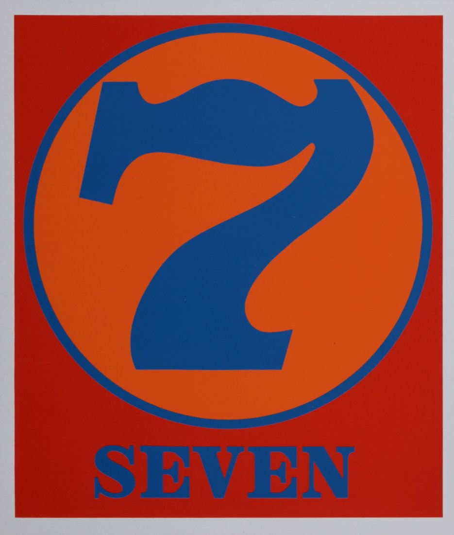 Robert Indiana - Number 7, 1968 (1 of 5)